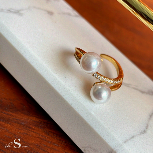 Royal Pearls Ring