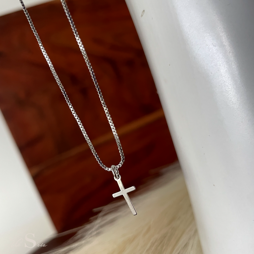 Silver Cross Necklace