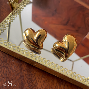 Chunky Hearts Stud
